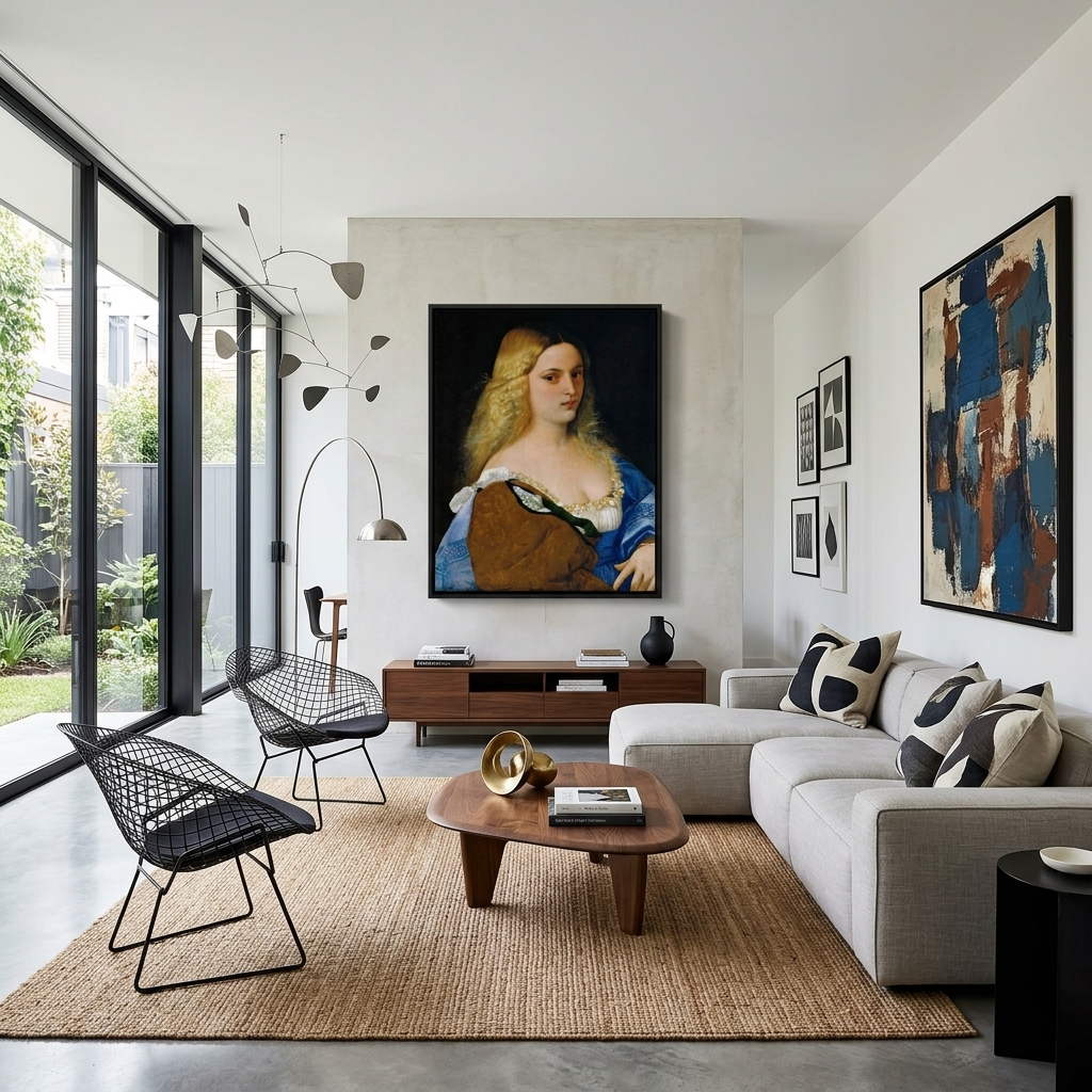 Reproduction Violante by Titian Reproduction Canvas Wall Art Print