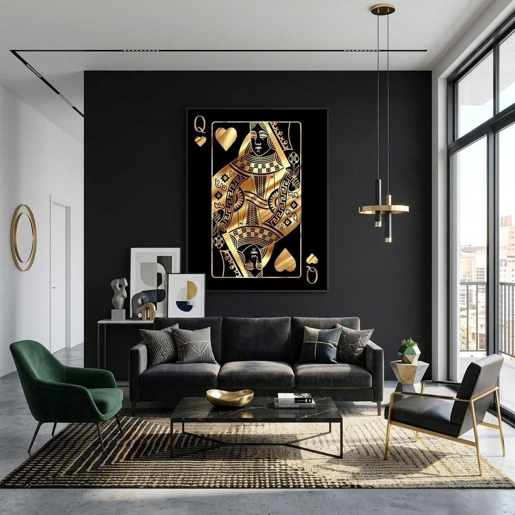 To motivate Queen Motivational Canvas Wall Art Print