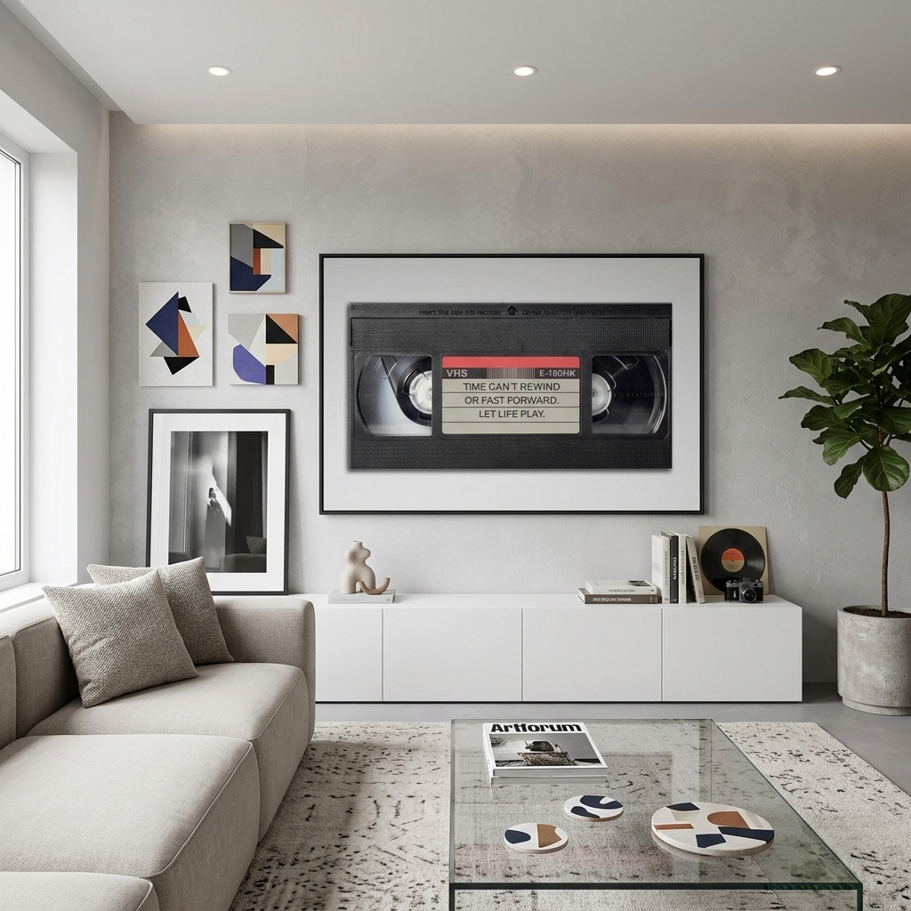 To motivate Time can't rewind Motivational Canvas Wall Art Print