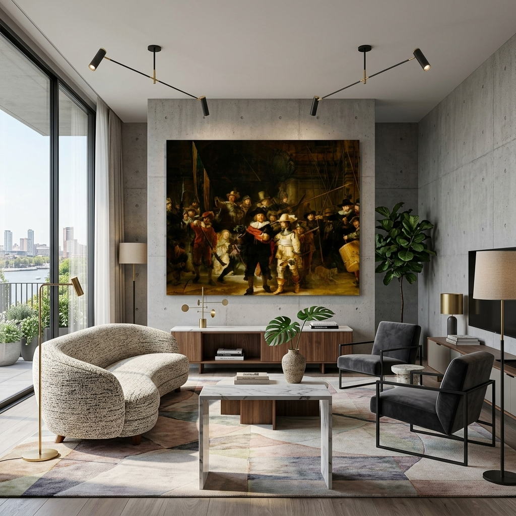 Nightwatch Reproduction Canvas Wall Art Print