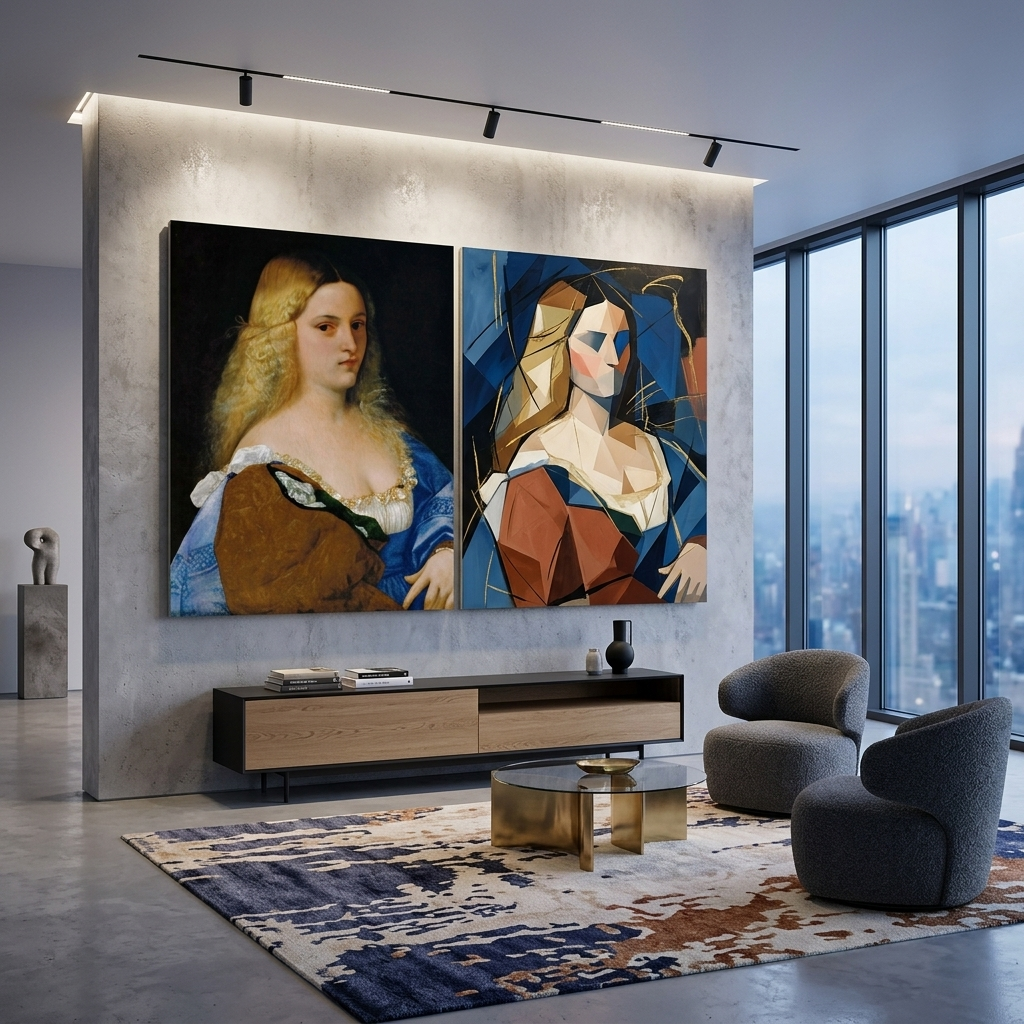Reproduction Violante by Titian Reproduction Canvas Wall Art Print
