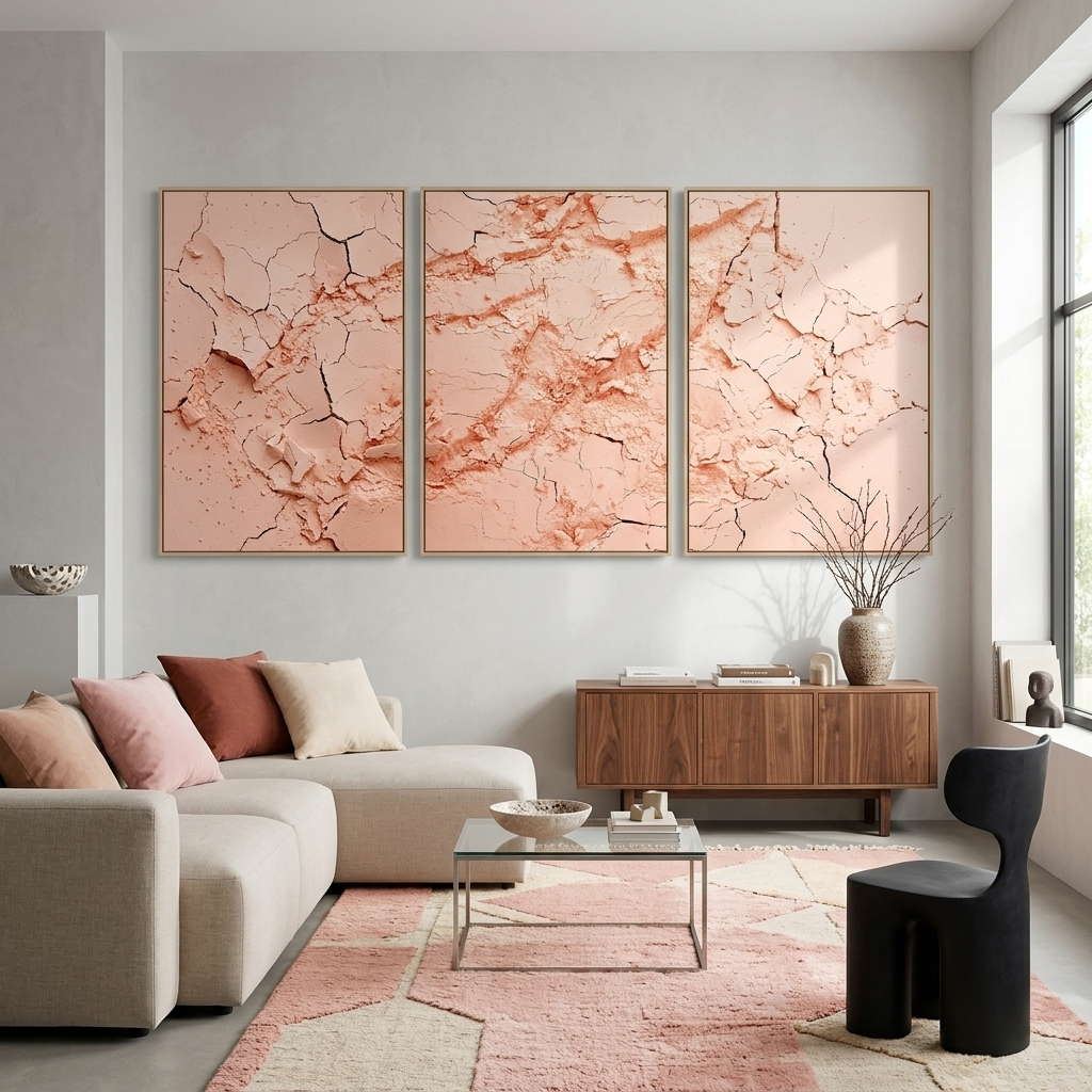 Gently beige face powder Canvas Wall Art Print