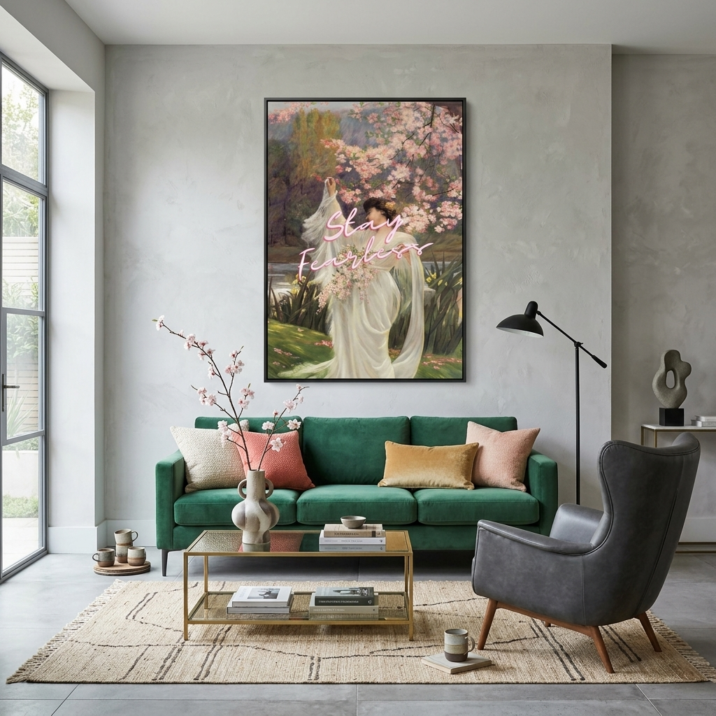 Canvas Wall Art Print Allegory of Dance. Stay fearless
