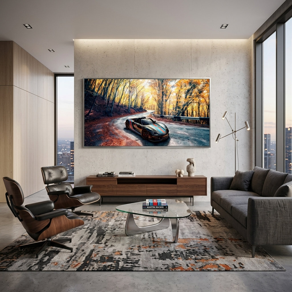 Canvas Wall Art Print Car Porsche 918  Spyder