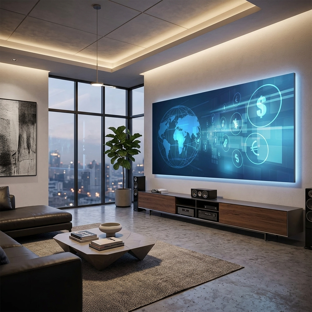 Crypto-exchange Inspirational Canvas Wall Art Print