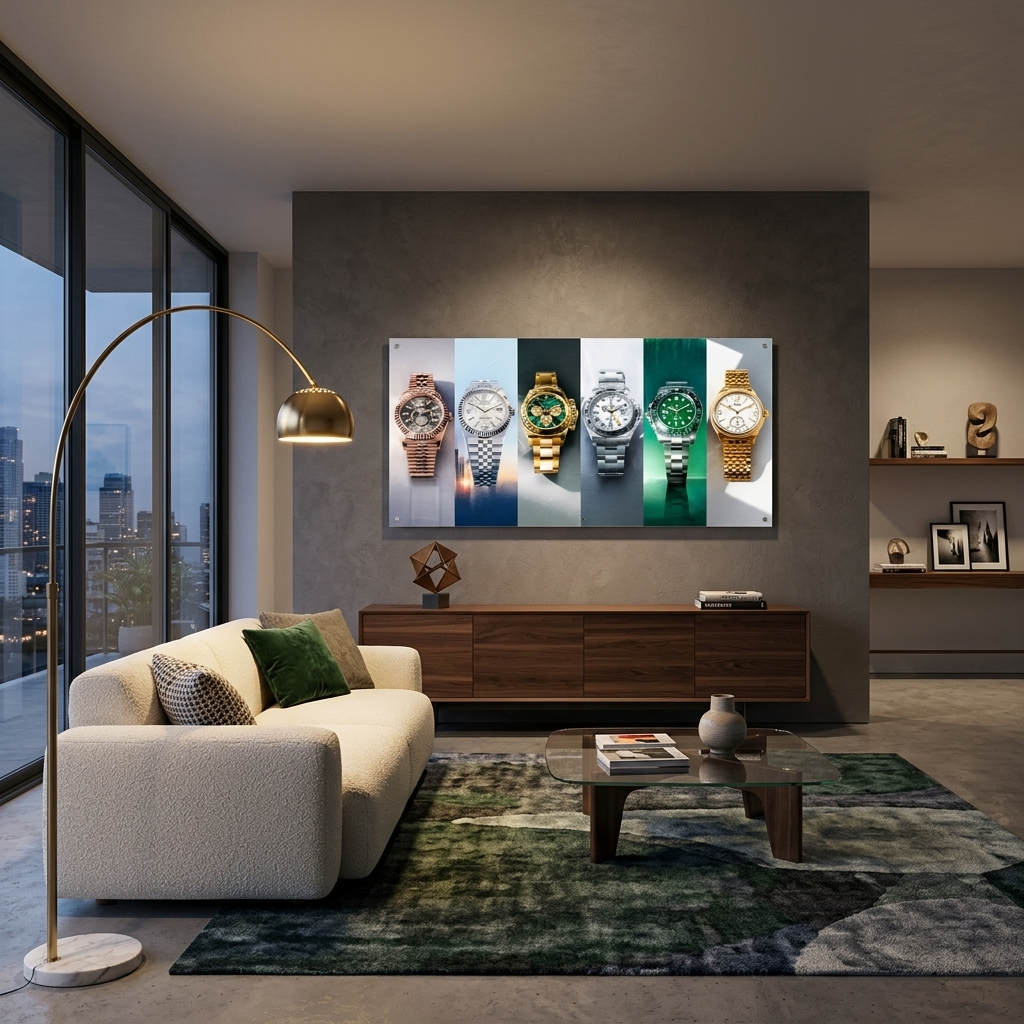 ROLEX Canvas Wall Art Print