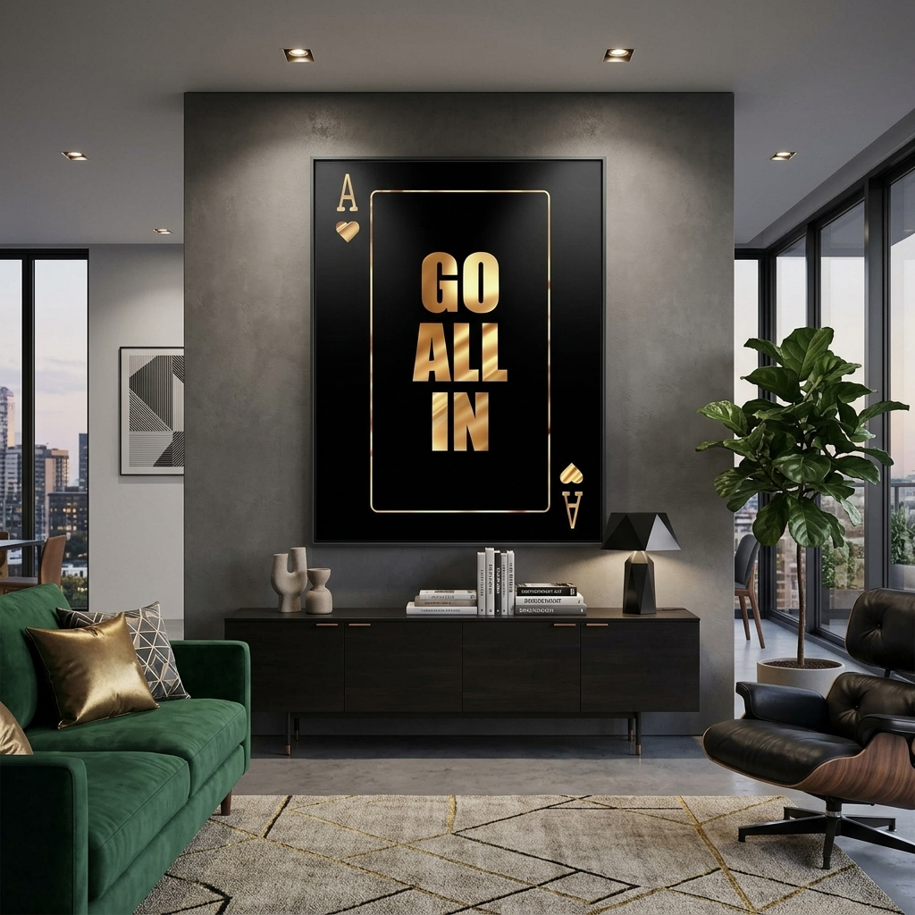 To motivate All in Motivational Canvas Wall Art Print