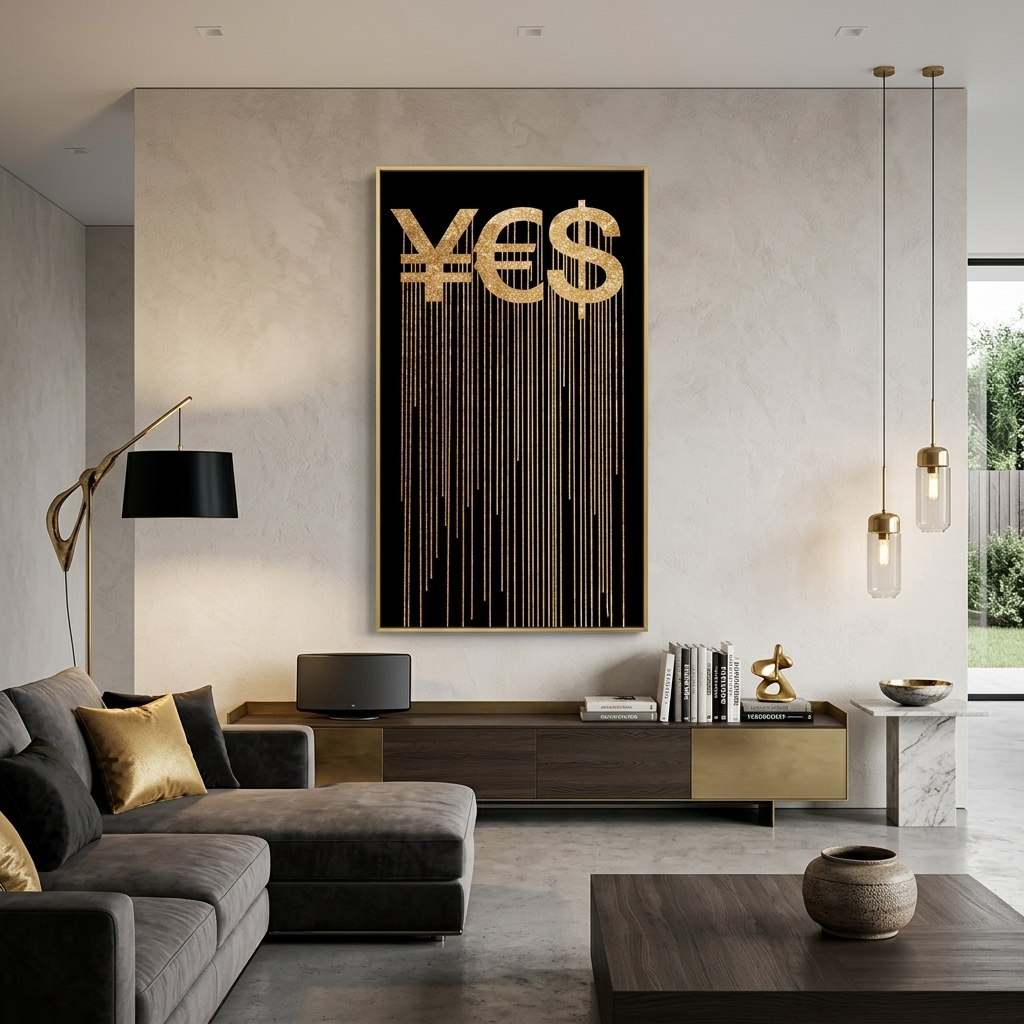 To motivate YES Motivational Canvas Wall Art Print