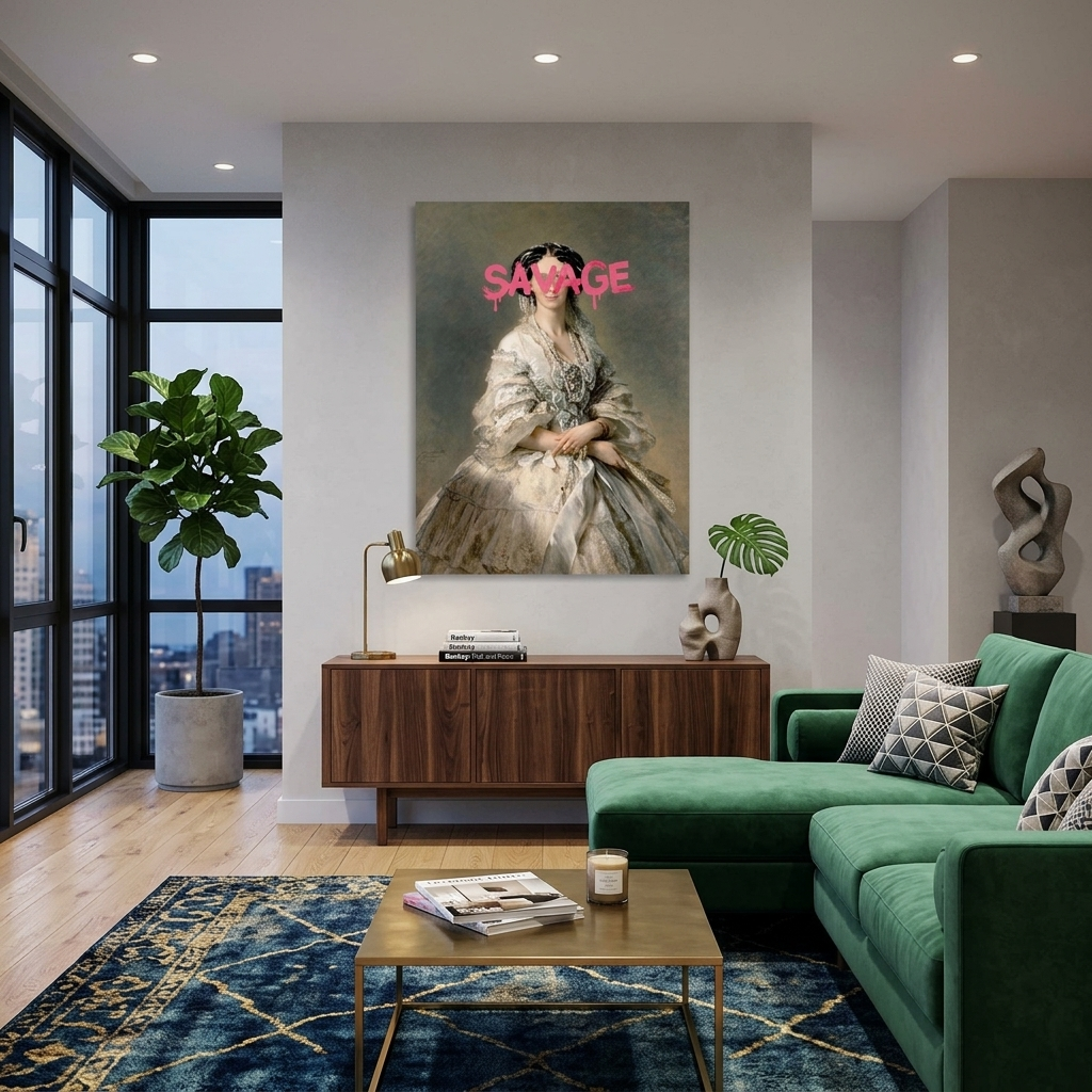 Canvas Wall Art Print Portrait of the Empress. Savage