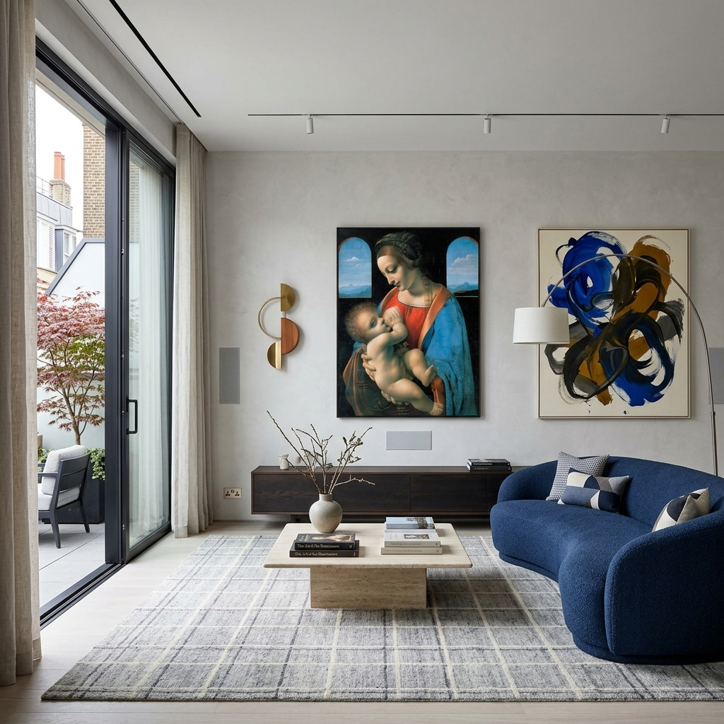 Madonna Litta Reproduction Canvas Wall Art Print