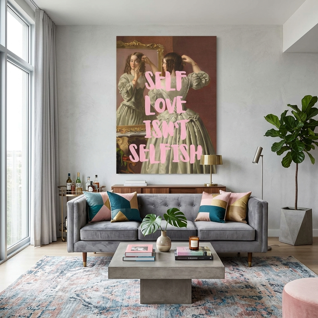 Canvas Wall Art Print Vanity Fair. Save the love