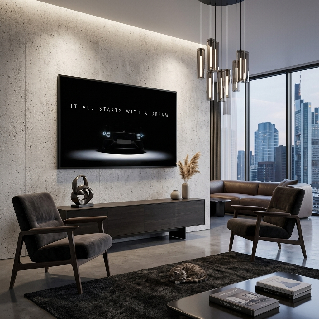 IT ALL STARTS WITH A DREAM Bentley  Canvas Wall Art