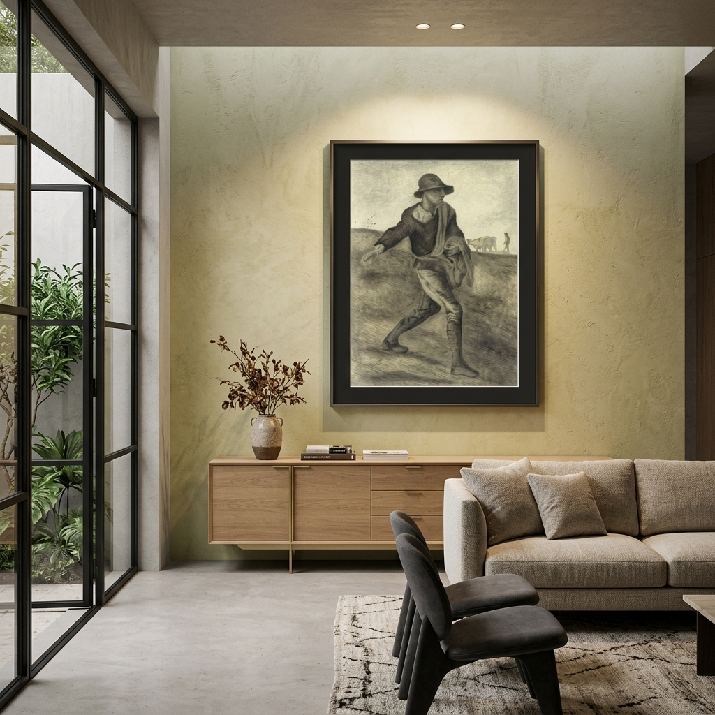 Van Gogh's Sower Reproduction Canvas Wall Art Print