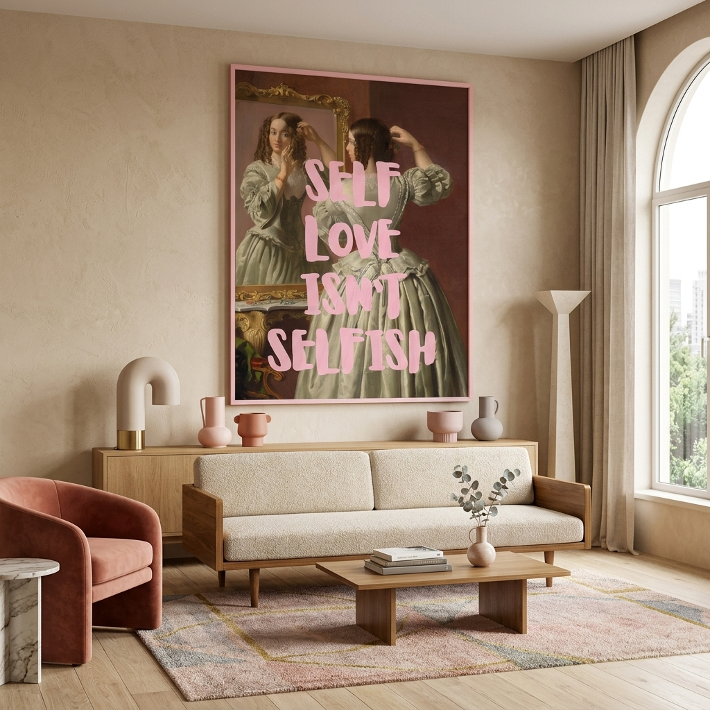 Canvas Wall Art Print Vanity Fair. Save the love
