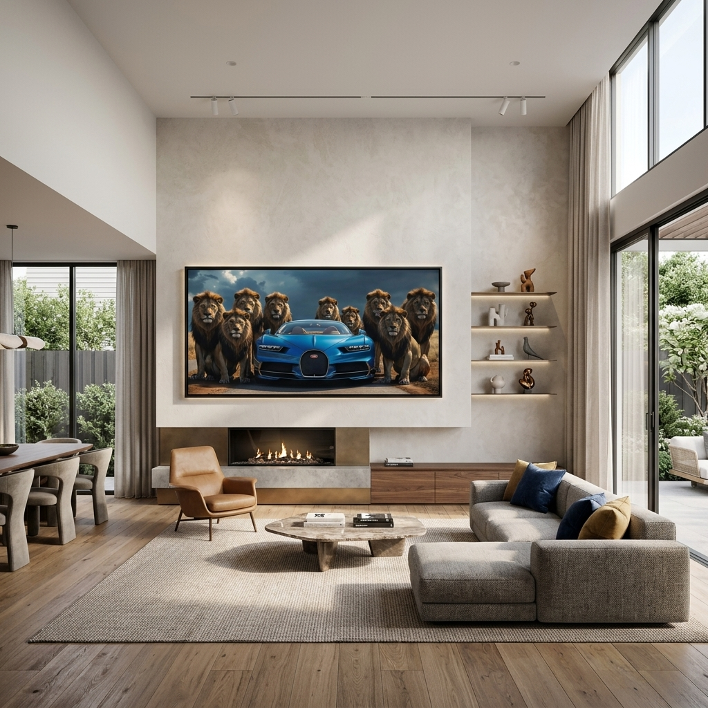 Bugatti Brotherhood Canvas Wall Art