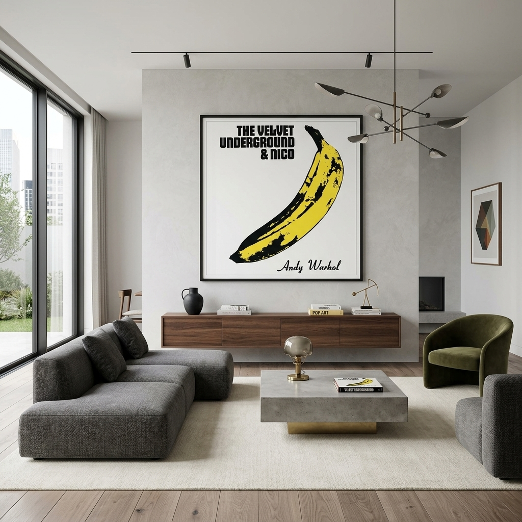 Banana Reproduction Canvas Wall Art Print