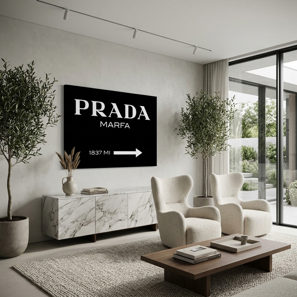 Interior Luxury black Canvas Wall Art Print