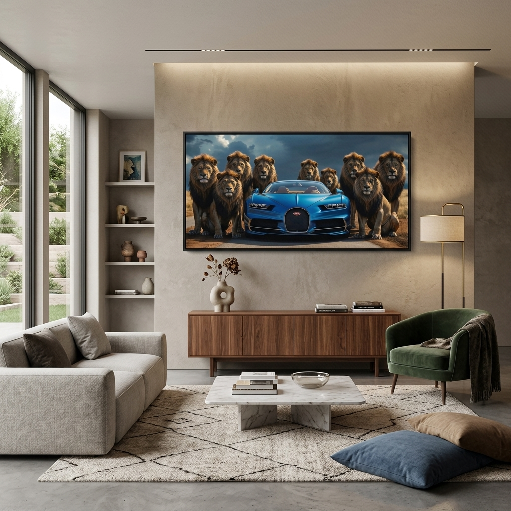 Bugatti Brotherhood Canvas Wall Art