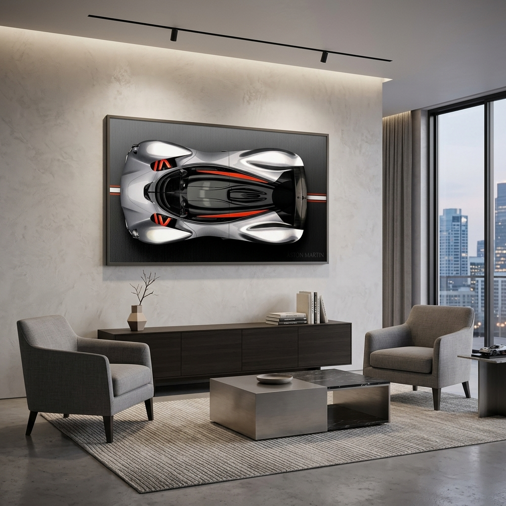 ASTON MARTIN BACKSIDE Canvas Wall Art