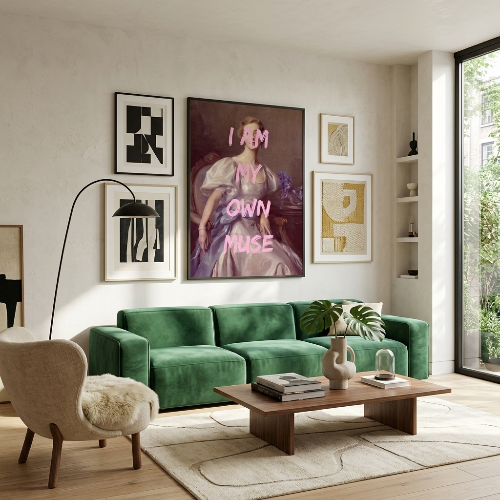 Canvas Wall Art Print Lady Grandi. I am my own muse