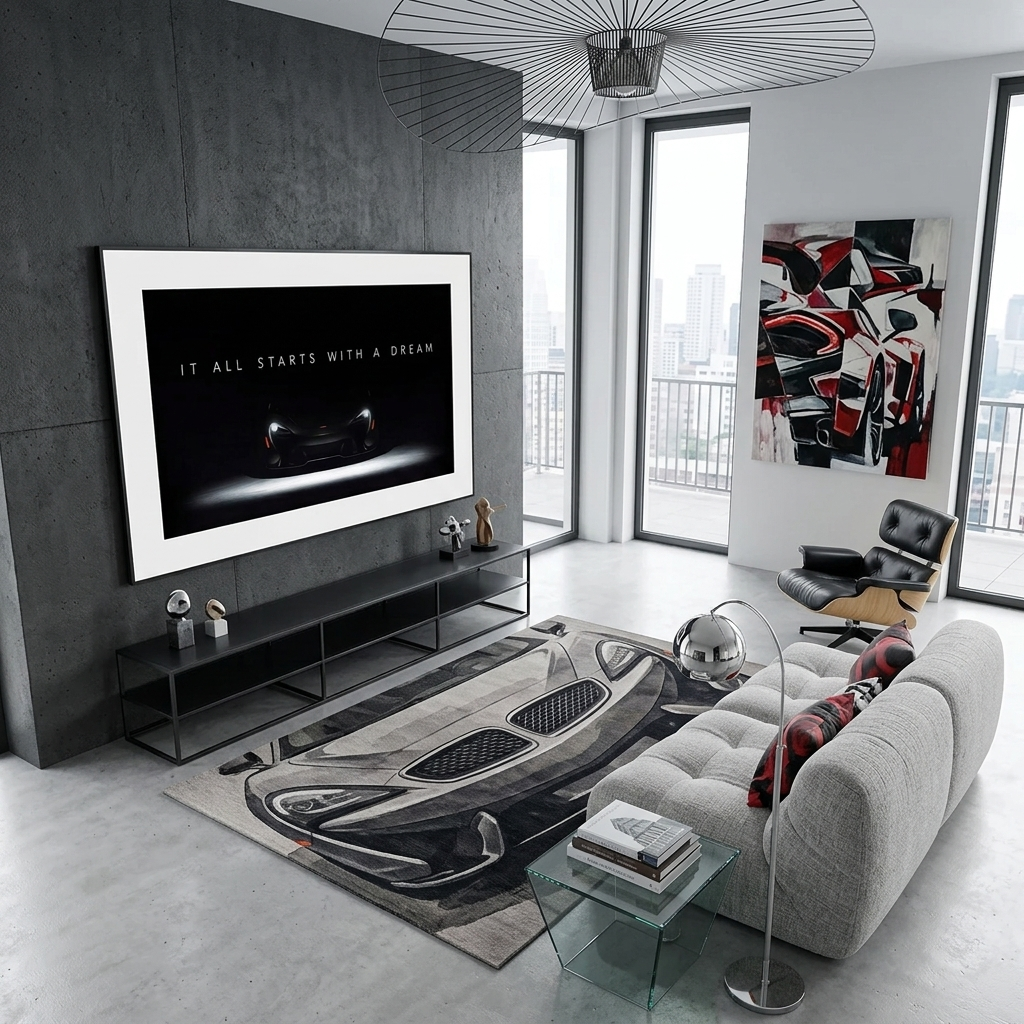 IT ALL STARTS WITH A DREAM McLaren  Canvas Wall Art