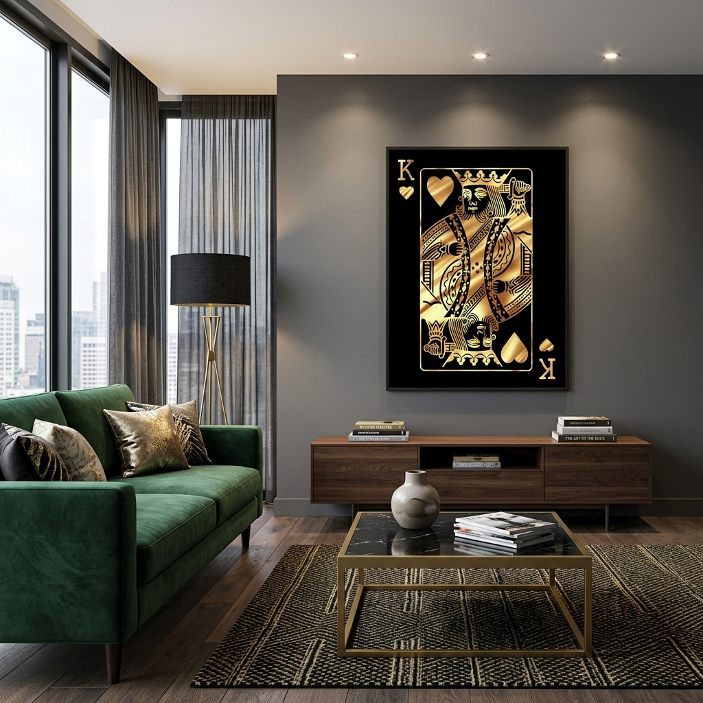 To motivate King Motivational Canvas Wall Art Print