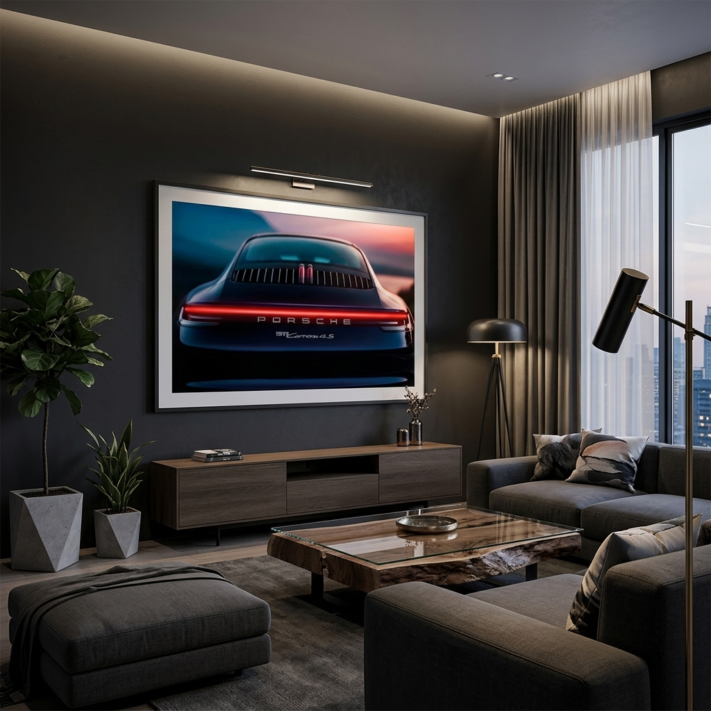 Porsche Car Canvas Wall Art Print