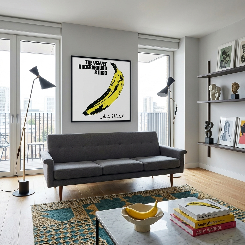 Banana Reproduction Canvas Wall Art Print
