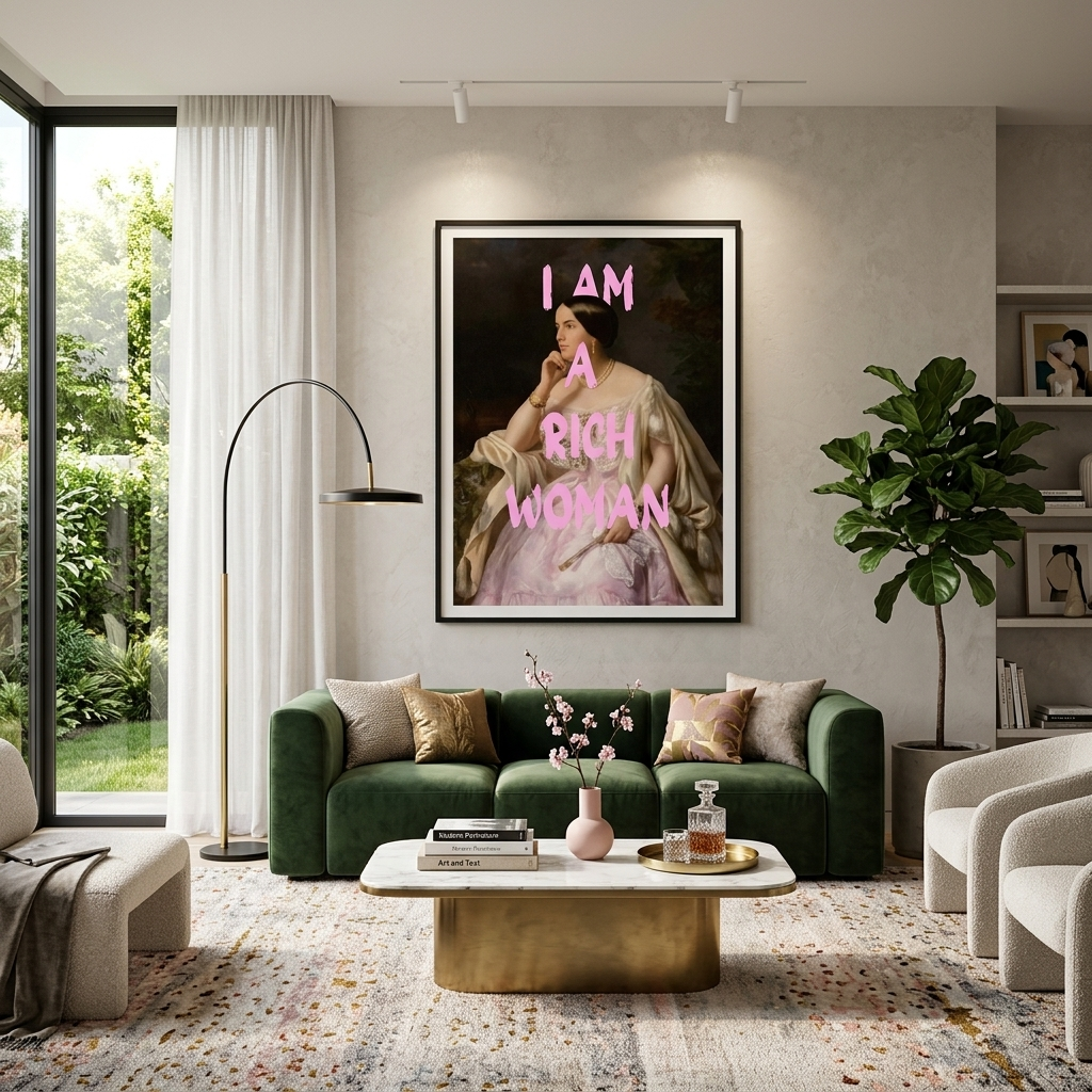 Canvas Wall Art Print Harriet Howard. I'm a rich woman