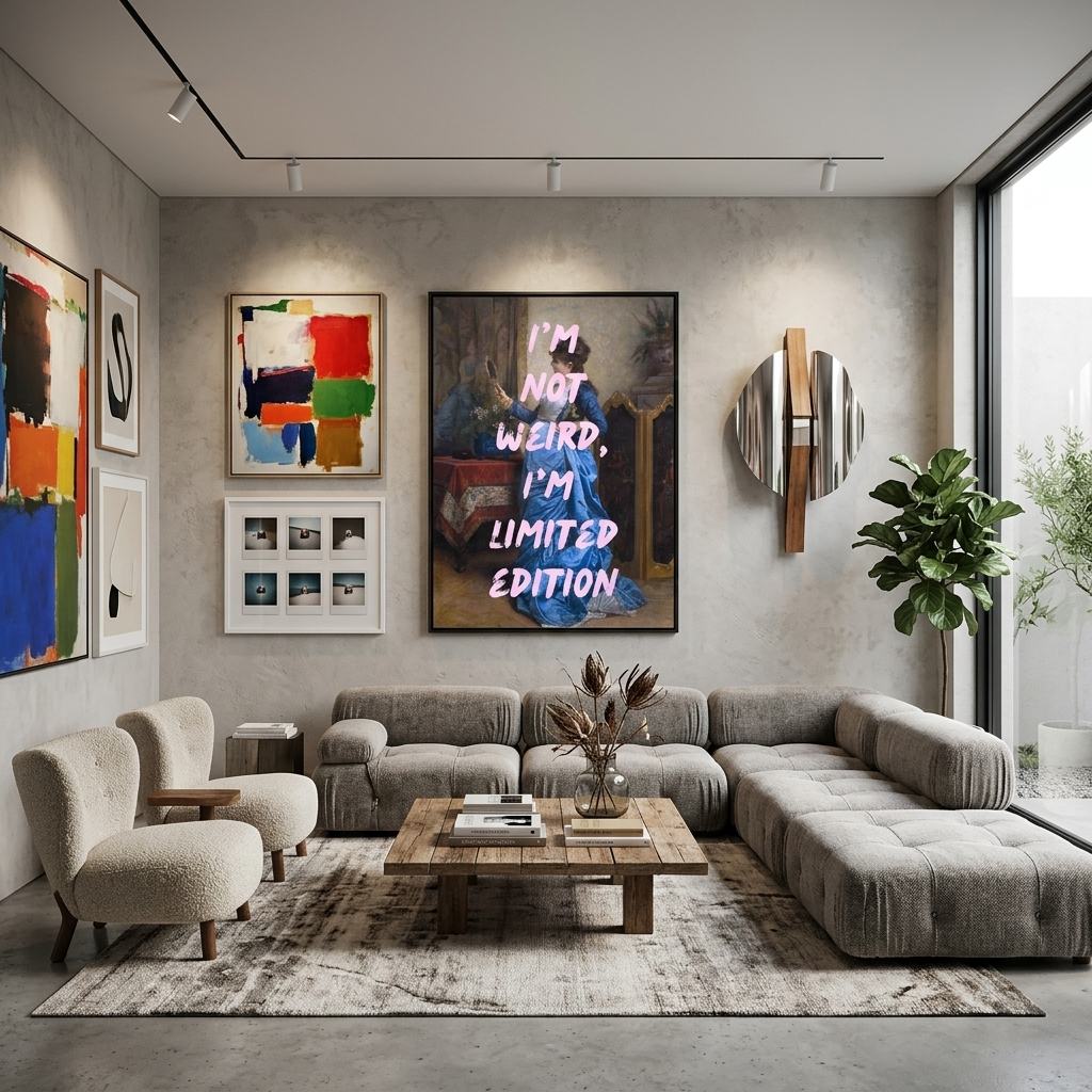 Canvas Wall Art Print I'm not weird, I'm a limited edition