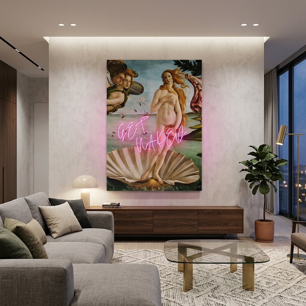 Canvas Wall Art Print Venus Get waken