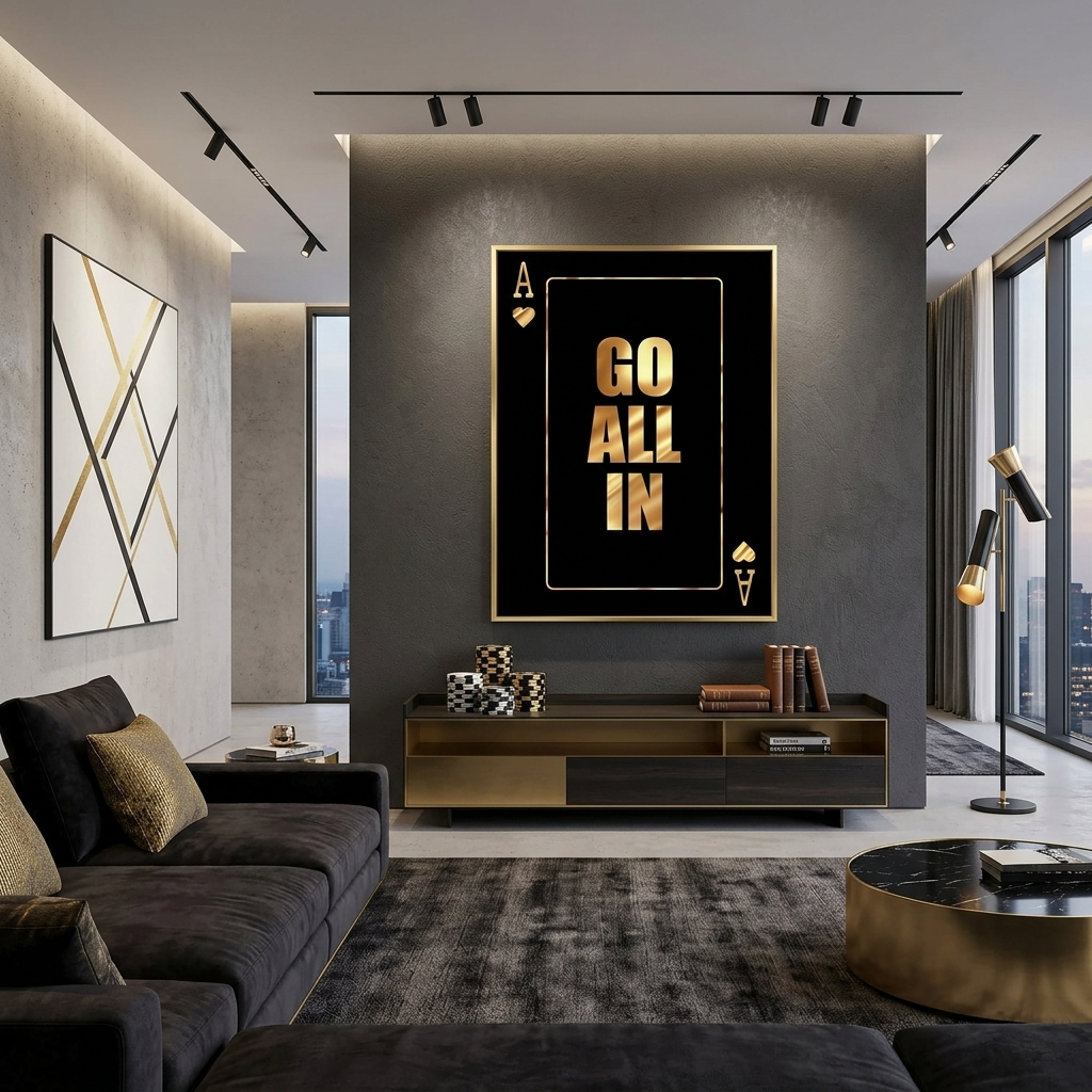 To motivate All in Motivational Canvas Wall Art Print