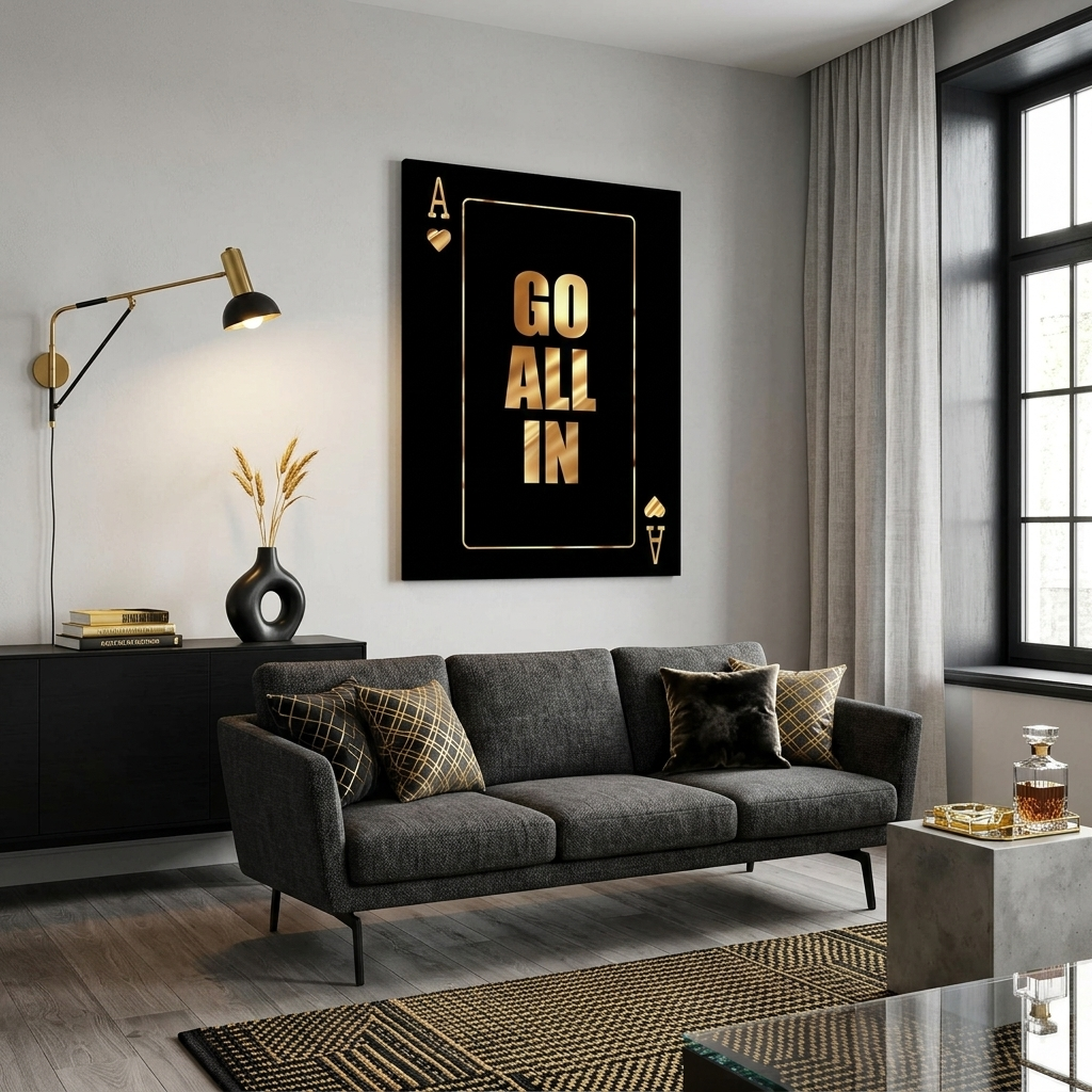 To motivate All in Motivational Canvas Wall Art Print