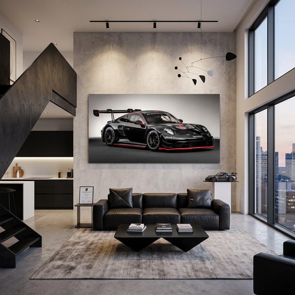 Porsche 911 GT3  Canvas Wall Art Print