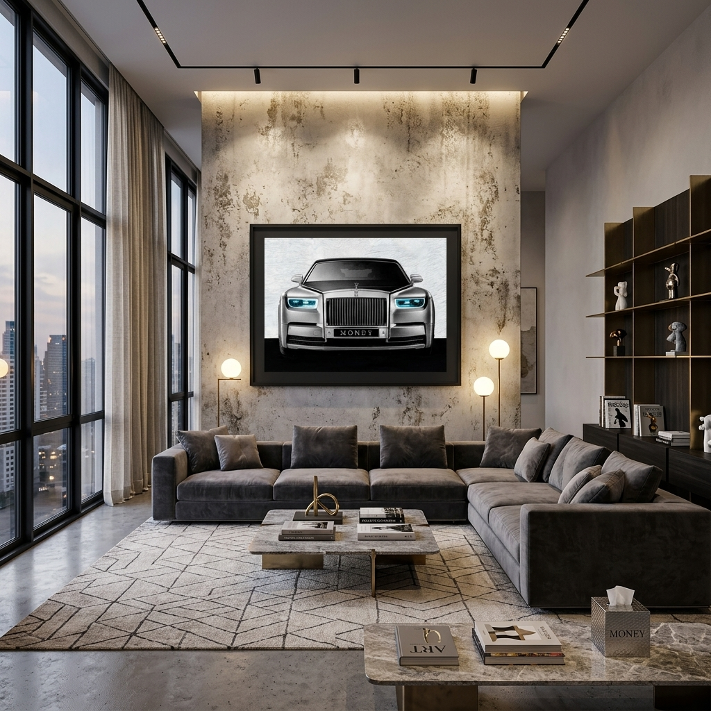 ROLLS BACKSIDE Canvas Wall Art