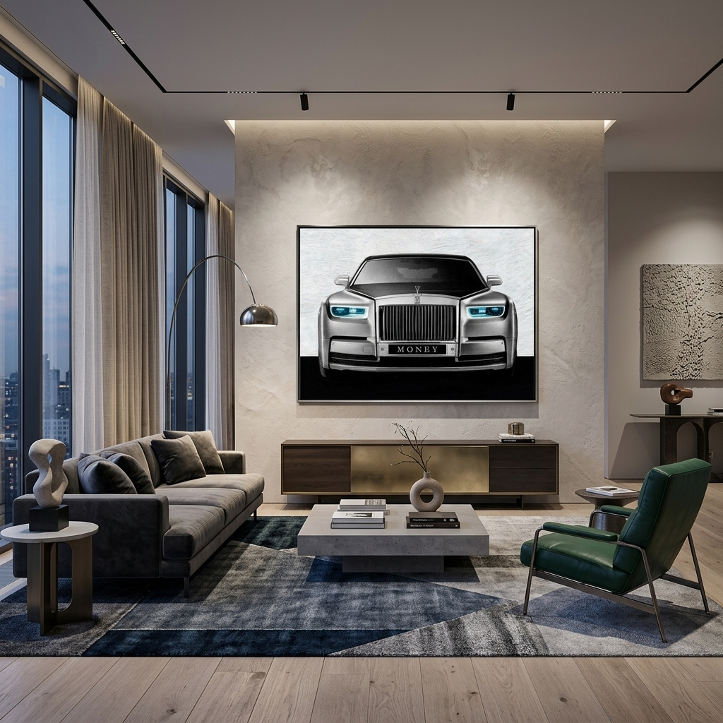 ROLLS BACKSIDE Canvas Wall Art
