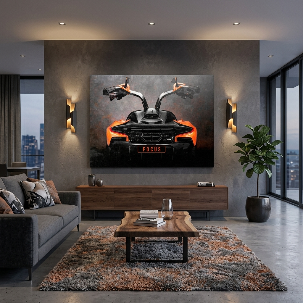 McLAREN BACKSIDE Canvas Wall Art