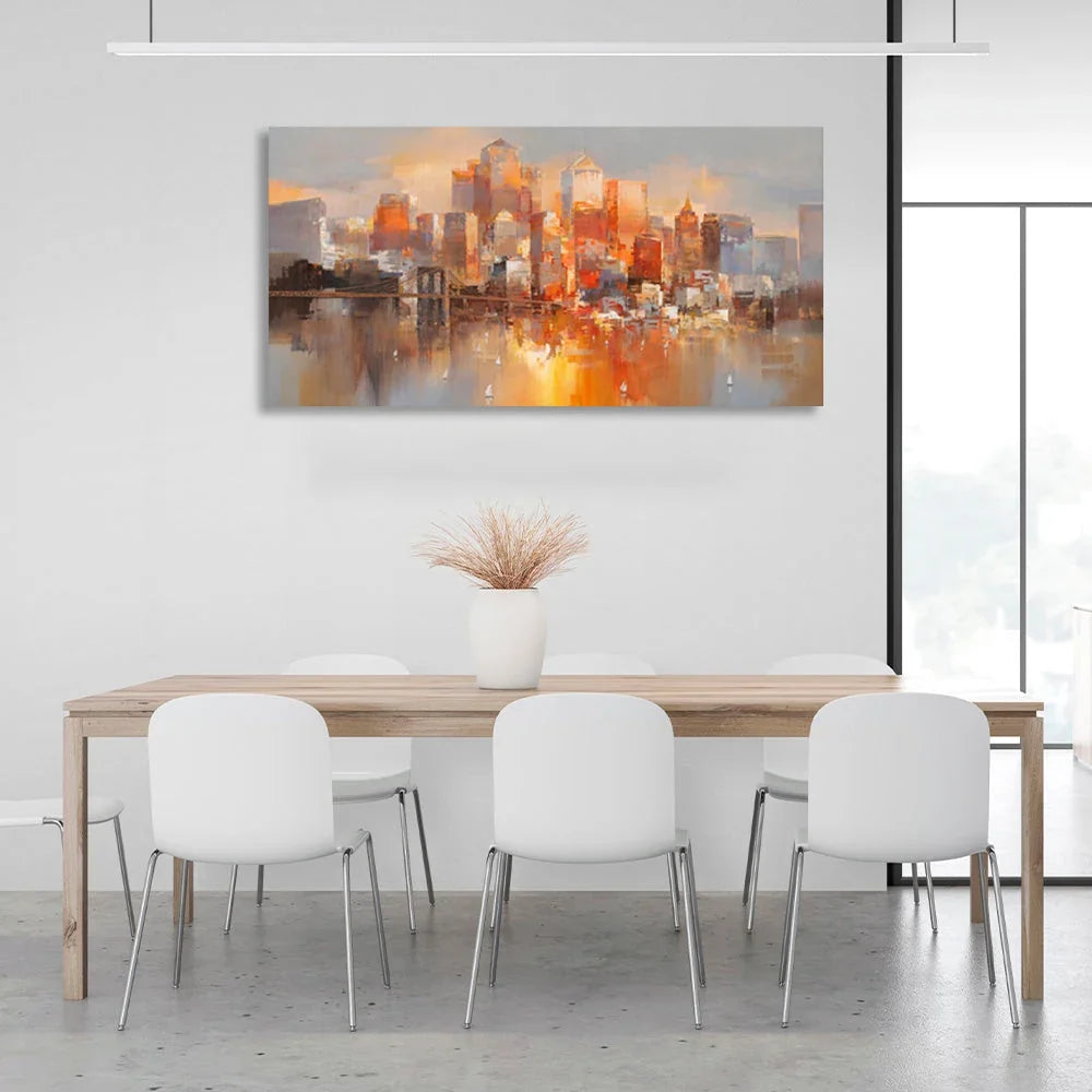 Big City Canvas Wall Art Print