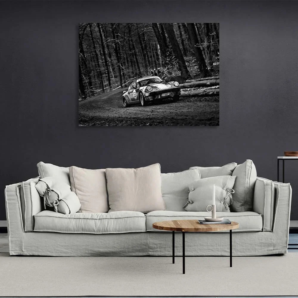 Canvas Wall Art Print Car Porsche 911  SC
