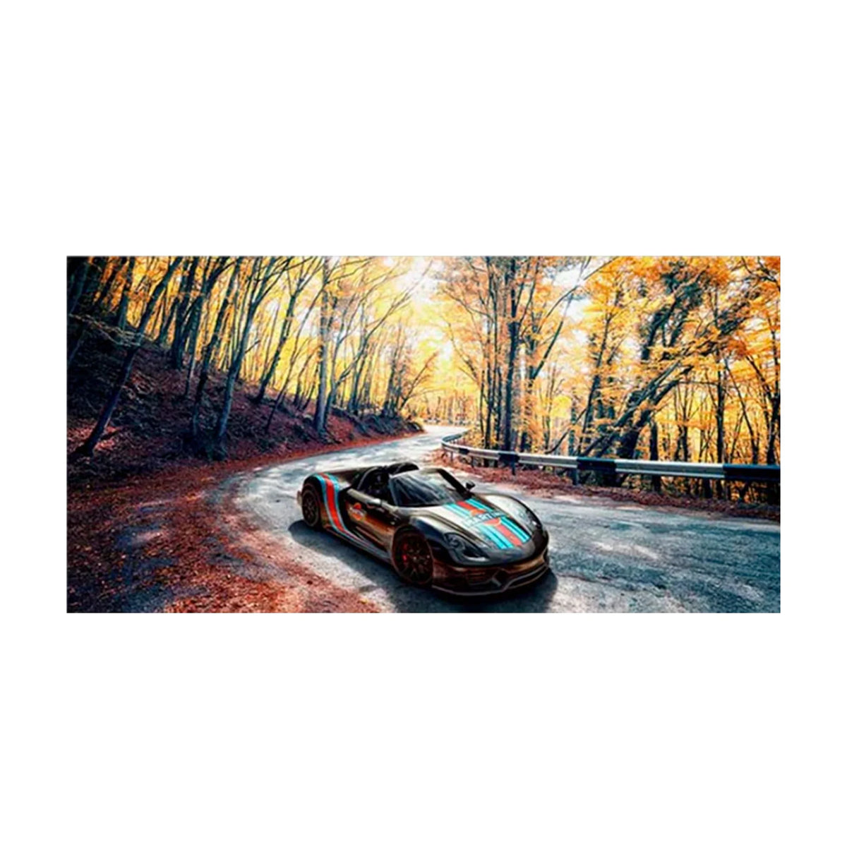 Canvas Wall Art Print Car Porsche 918  Spyder