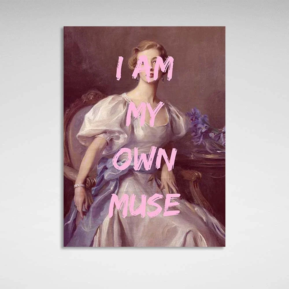 Canvas Wall Art Print Lady Grandi. I am my own muse