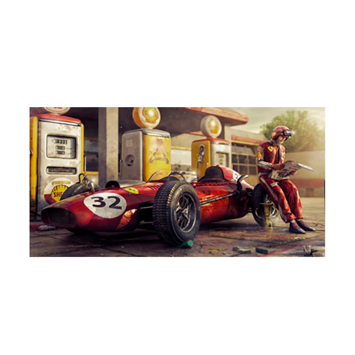 Formula 1 Motodrome  Canvas Wall Art Print