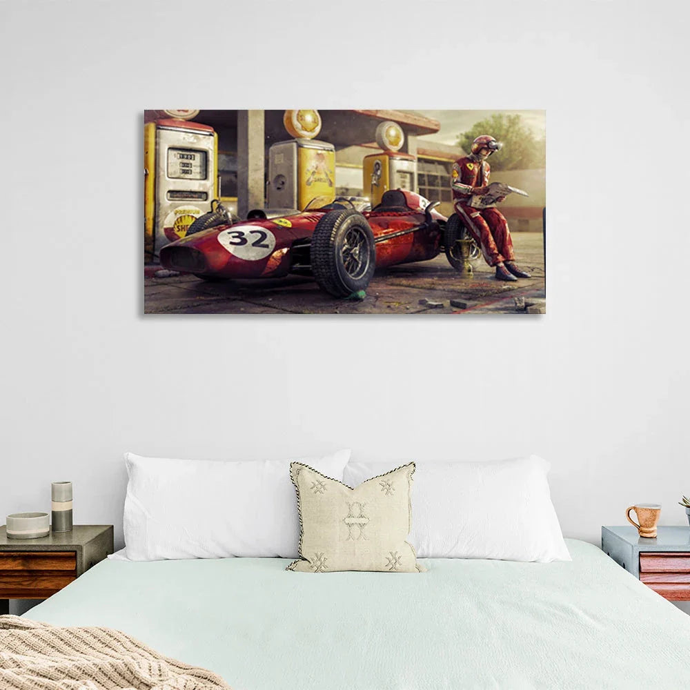 Formula 1 Motodrome  Canvas Wall Art Print