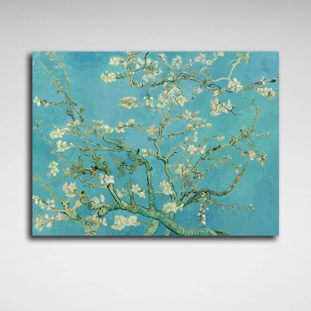 Almond Blossoms Vincent van Gogh Reproduction Canvas Wall Art Print