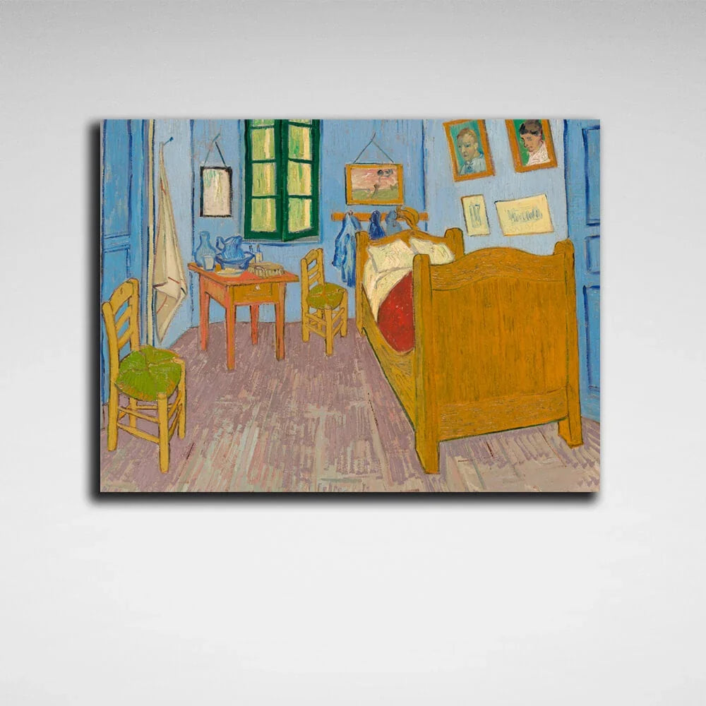 Bedroom in Arles by Vincent van Gogh Reproduction Canvas Wall Art Print