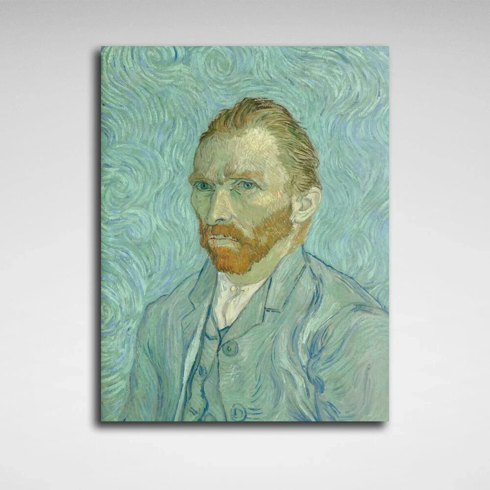 Self-Portrait 1889 Vincent van Gogh Reproduction Canvas Wall Art Print