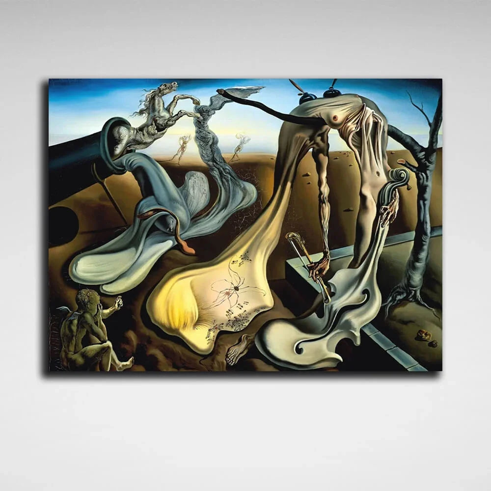 The evening spider promises hope Salvador Dali Reproduction Canvas Wall Art Print