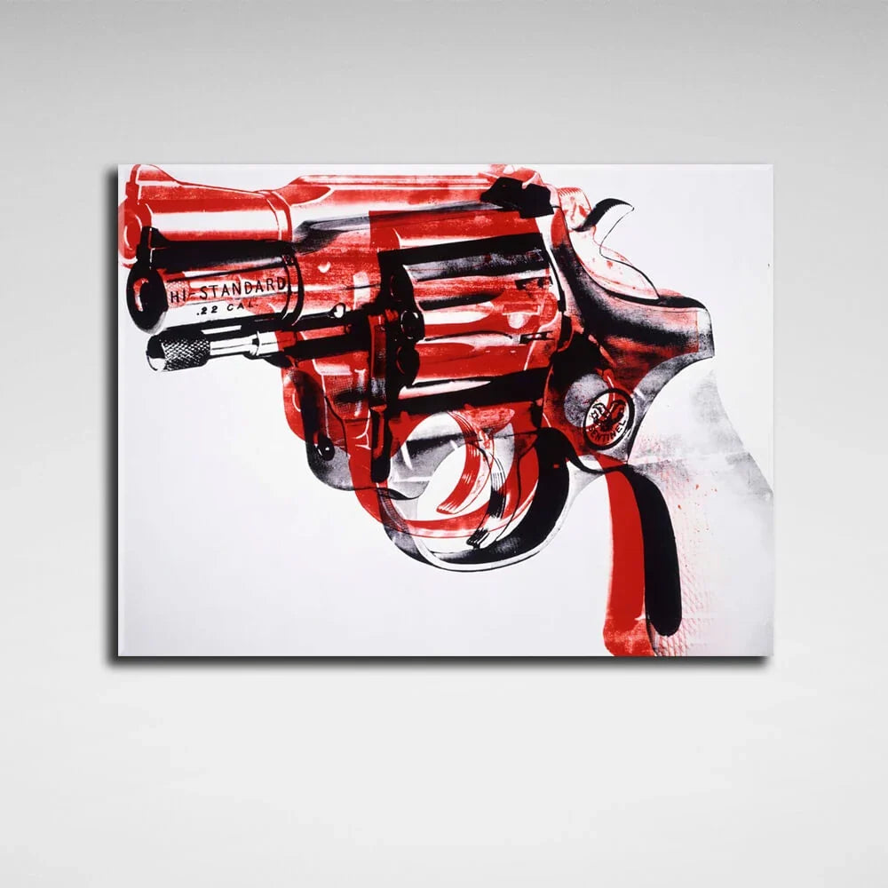 Revolver Reproduction Canvas Wall Art Print