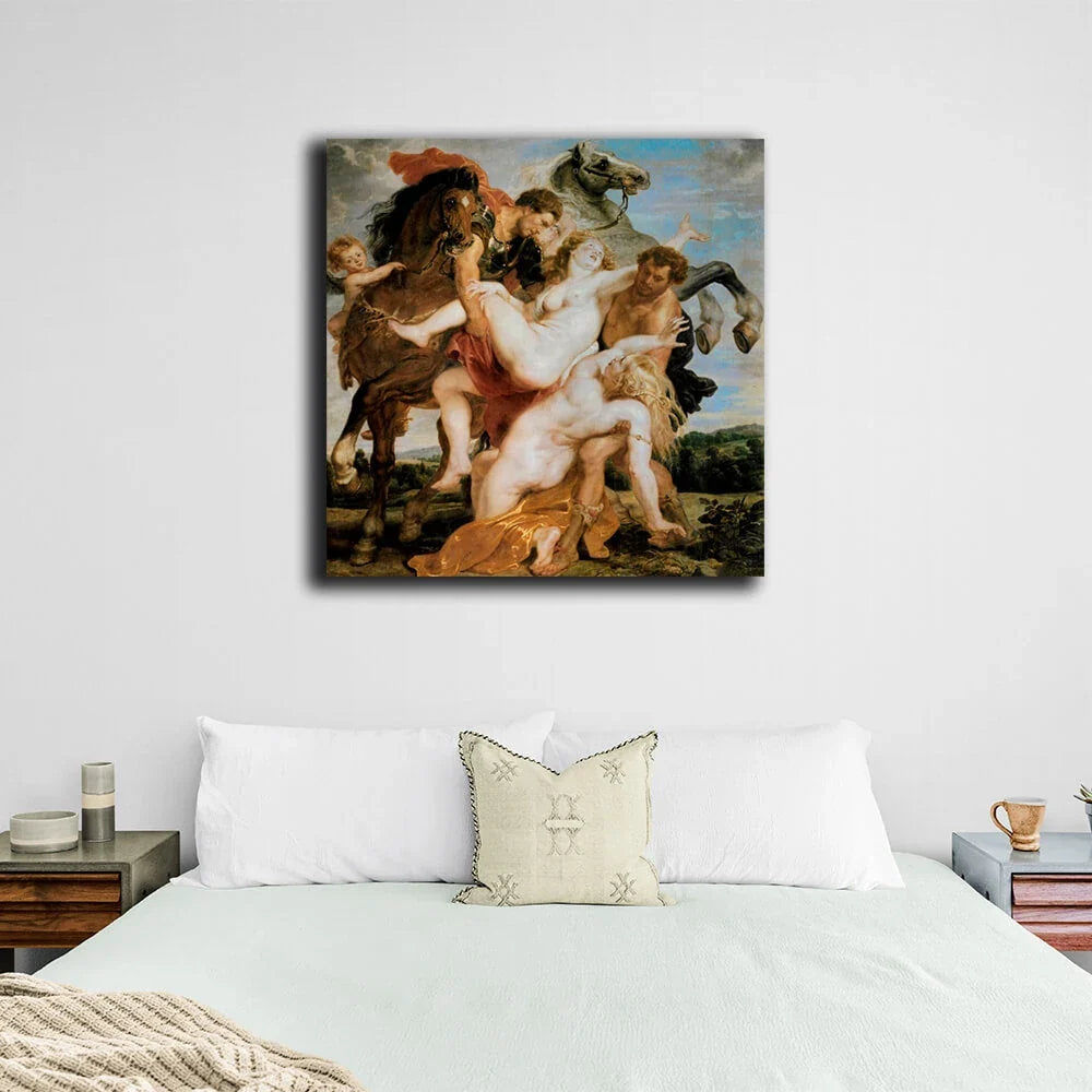 The Abduction of the Daughters  Canvas Wall Art Print