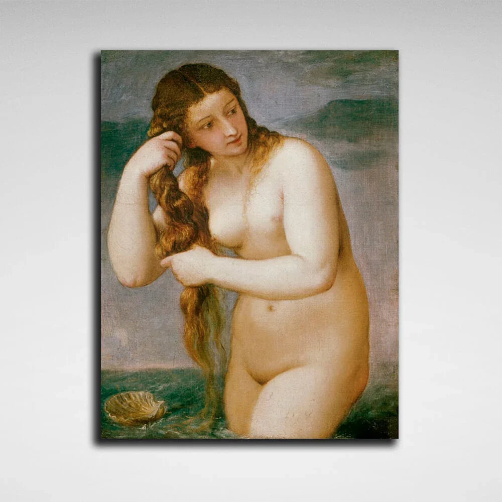 Venus Anadiomena  Canvas Wall Art Print